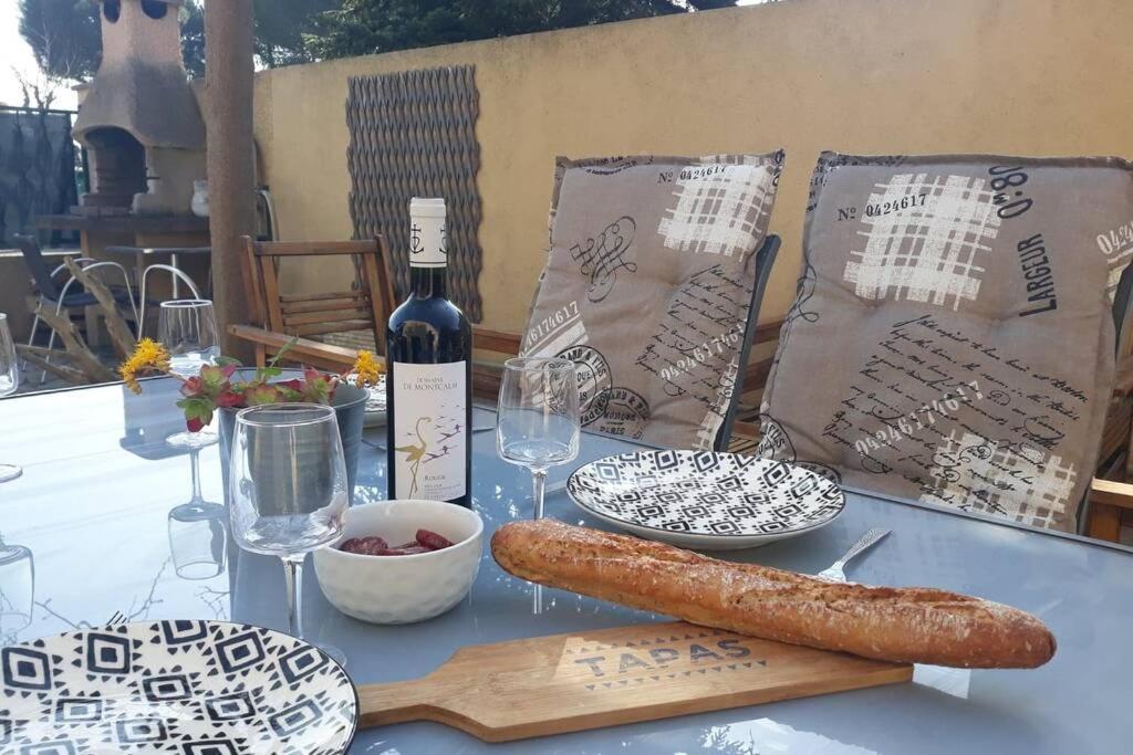 Villa 3 Etoiles Pres Des Plages, Parking, Wifi, Clim Sauvian Luaran gambar